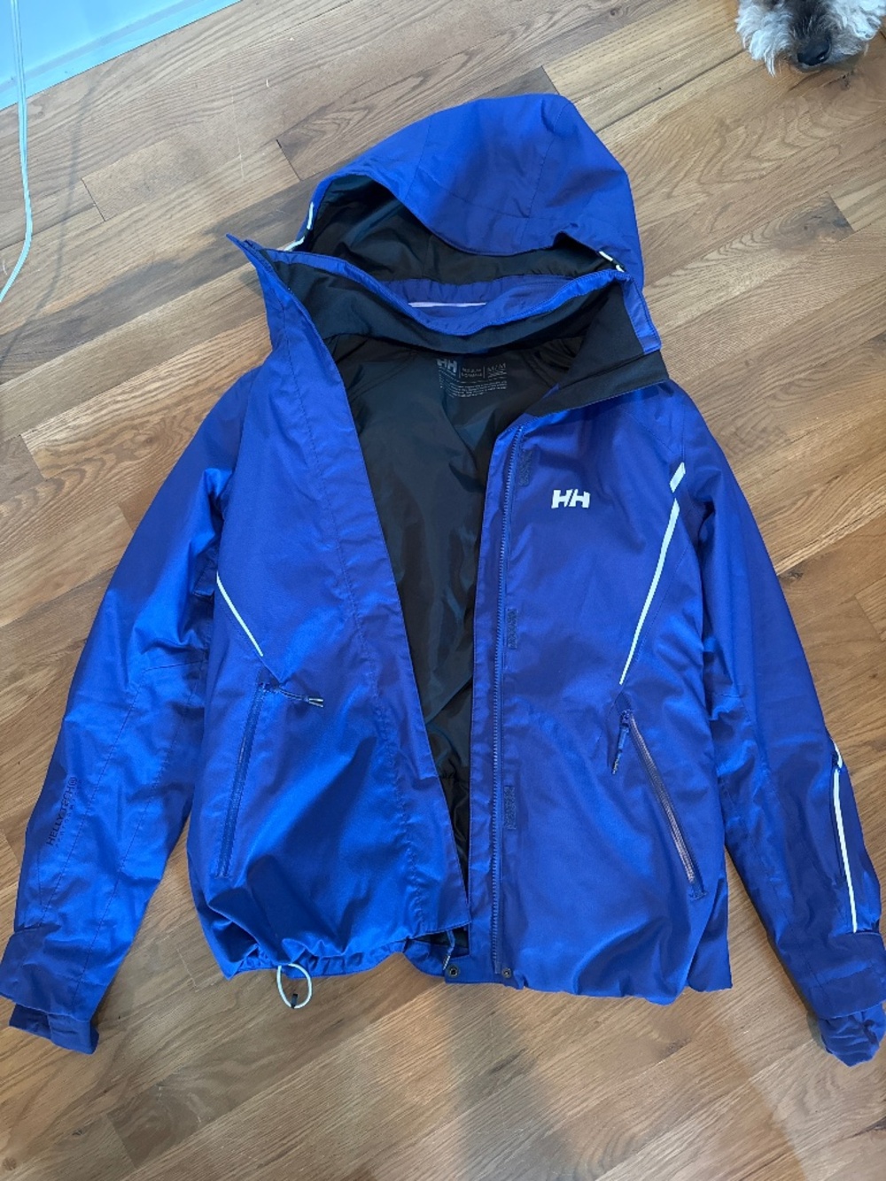 Helly Hansen Blue Snow Jacket Size Medium